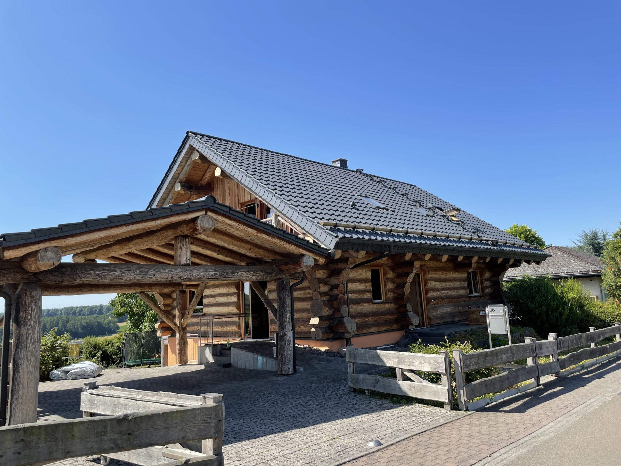 Blockbohlenhaus